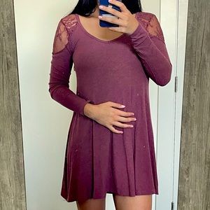 Maroon American Eagle Dress Size XS